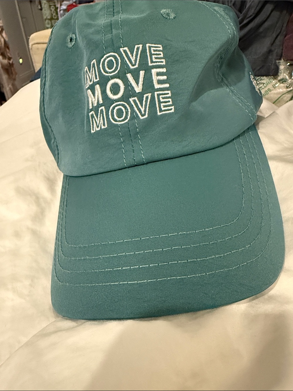 FREE PEOPLE MOVEMENT “MOVE” CAP in Green NWT sz OS